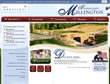 Tablet Screenshot of cityofmillington.org
